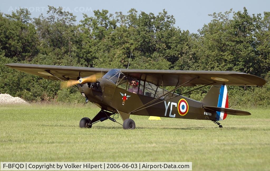 F-BFQD, 1944 Piper L-4J Grasshopper (J3C-65D) C/N 13028, Piper J-3 (L-4J)