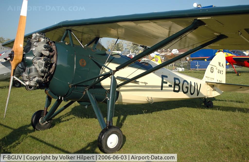 F-BGUV, Morane-Saulnier MS.317 C/N 297, Morane-Saulnier MS.317