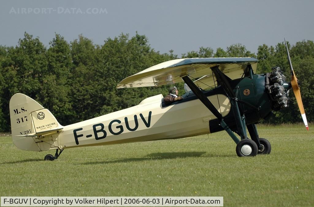 F-BGUV, Morane-Saulnier MS.317 C/N 297, Morane-Saulnier MS.317