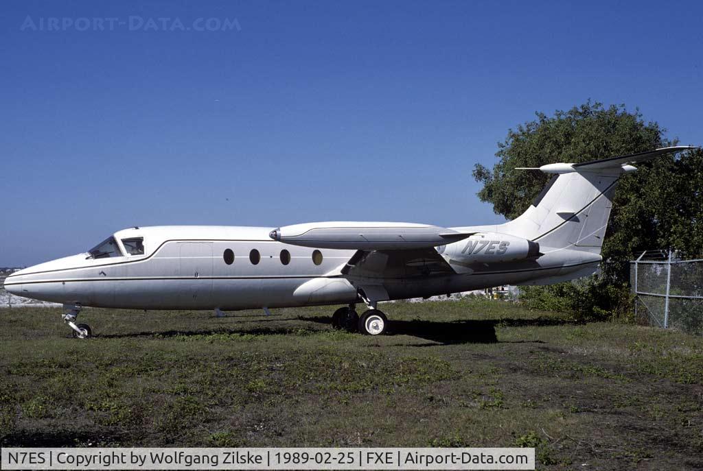 N7ES, 1969 Hamburger Flugzeugbau HFB-320 Hansa Jet C/N 1045, Stored