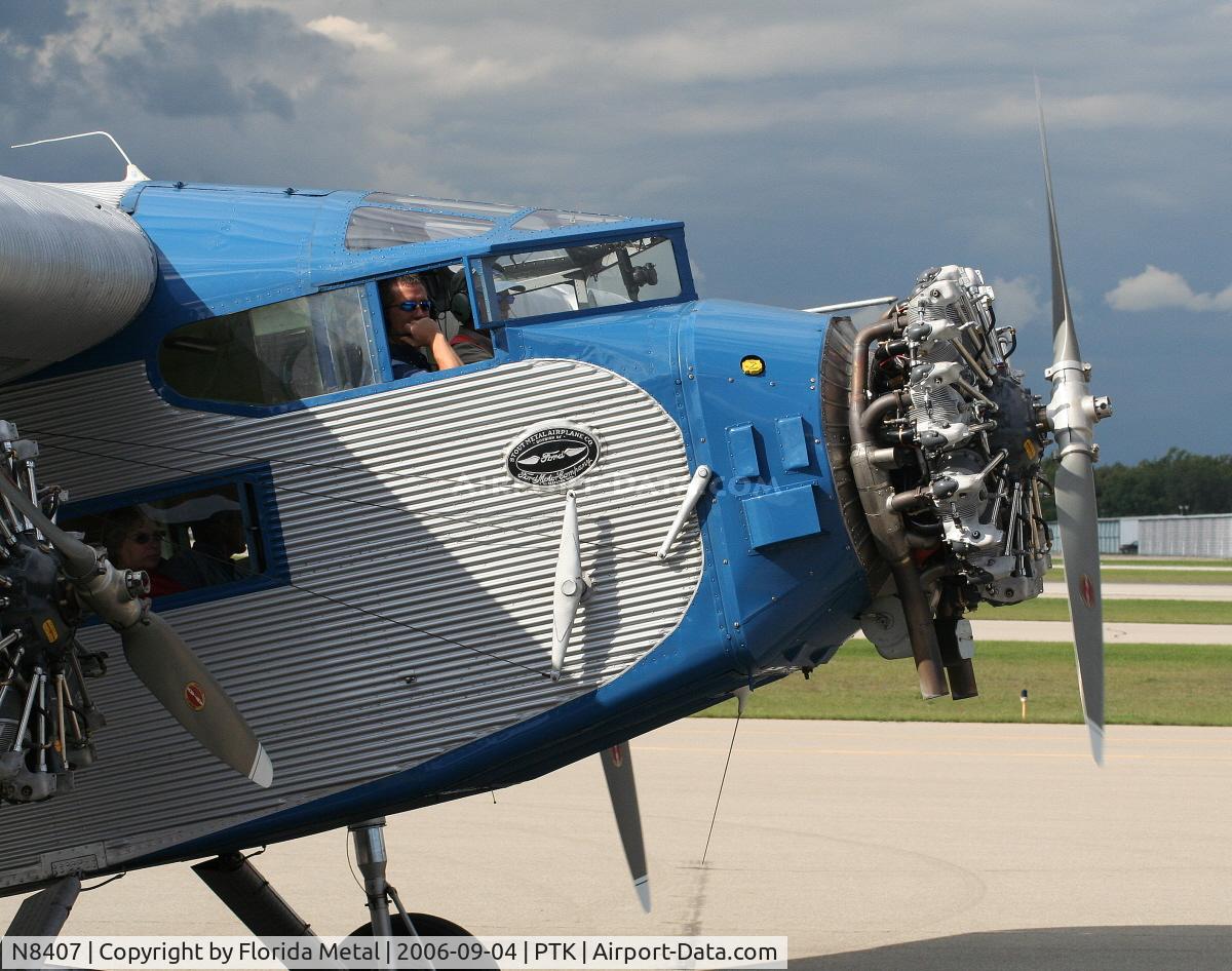 N8407, 1929 Ford 4-AT-E Tri-Motor C/N 69, Close up of Trimotor