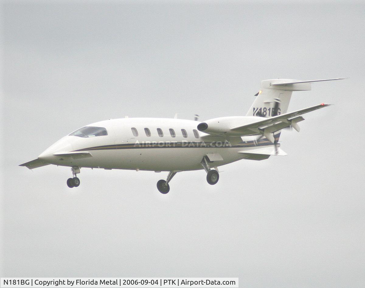 N181BG, 1992 Piaggio P-180 Avanti C/N 1015, Piaggio