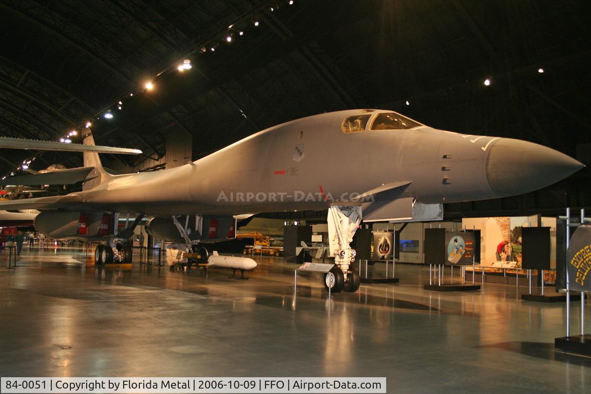 84-0051, 1984 Rockwell B-1B Lancer C/N 11, B-1 Bomber
