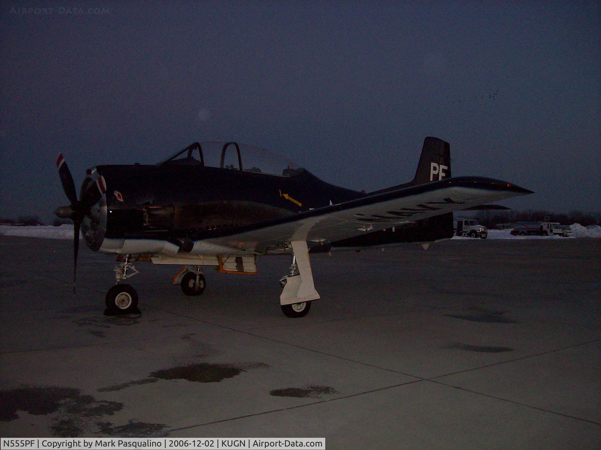 N555PF, 1954 North American T-28B Trojan C/N 200-336 (138265), North American T-28B