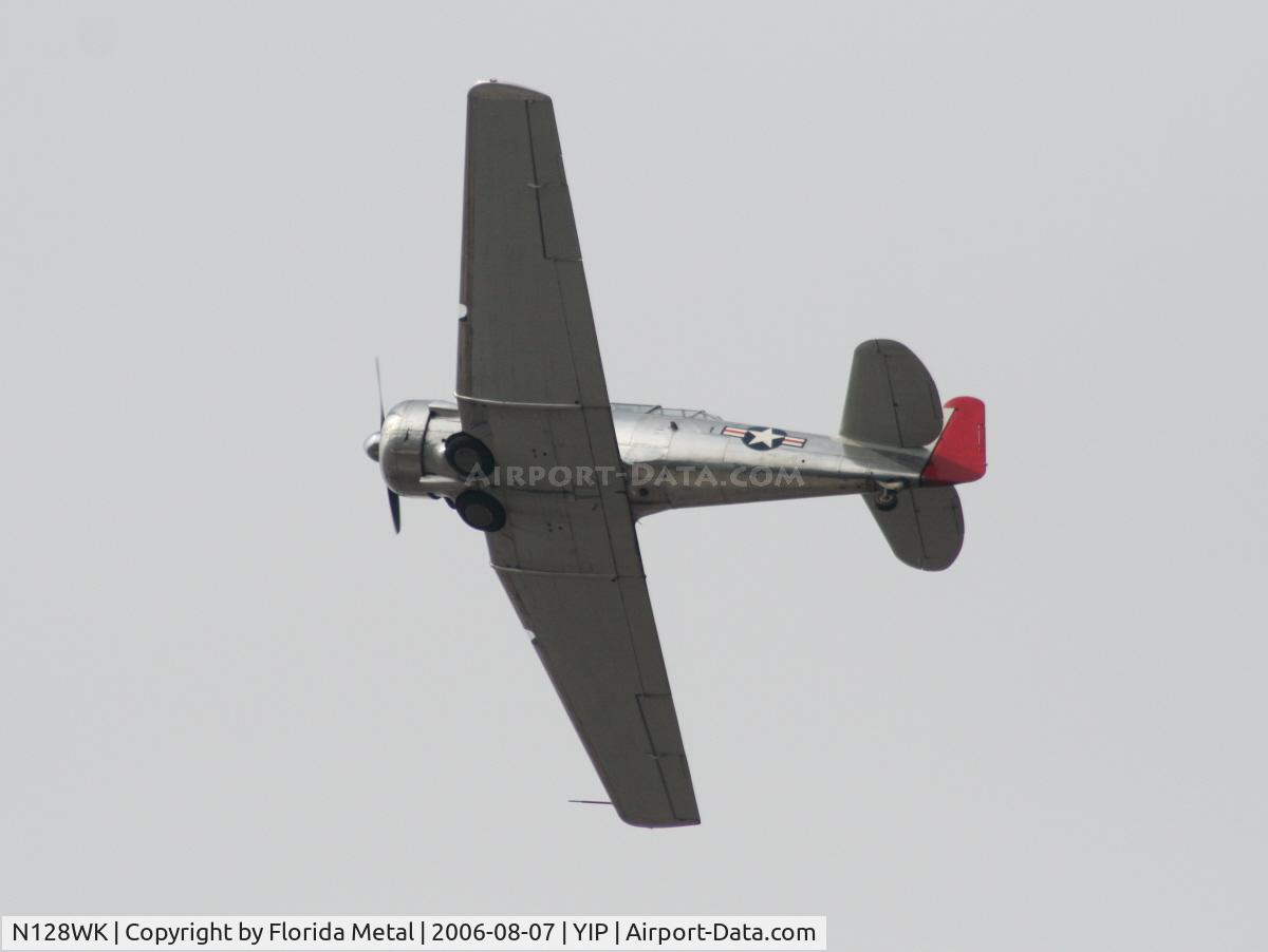 N128WK, 1952 North American AT-6G Texan C/N 168-102 (49-2998), Take off after show