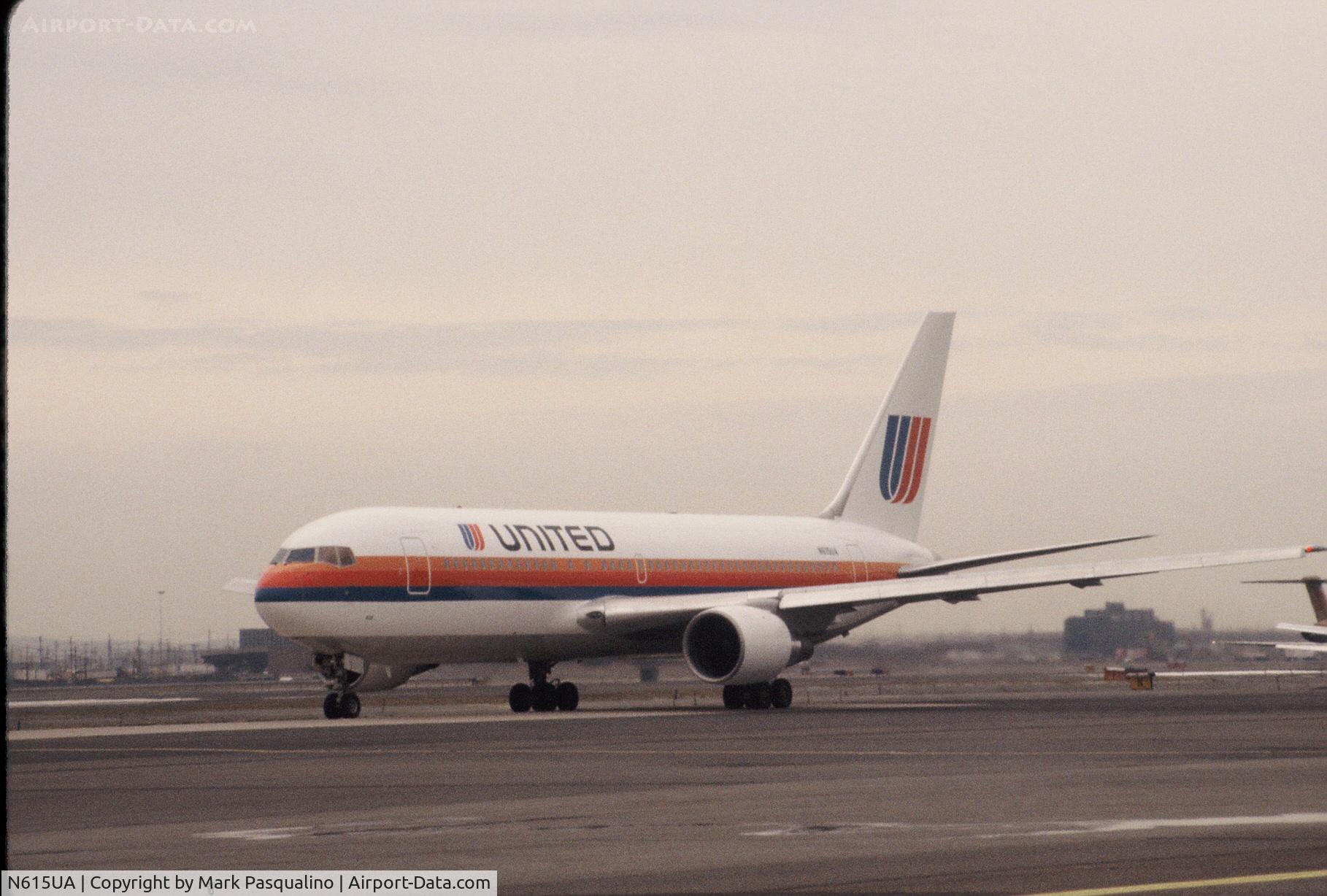 N615UA, 1983 Boeing 767-222 C/N 21876, Boeing 767-200