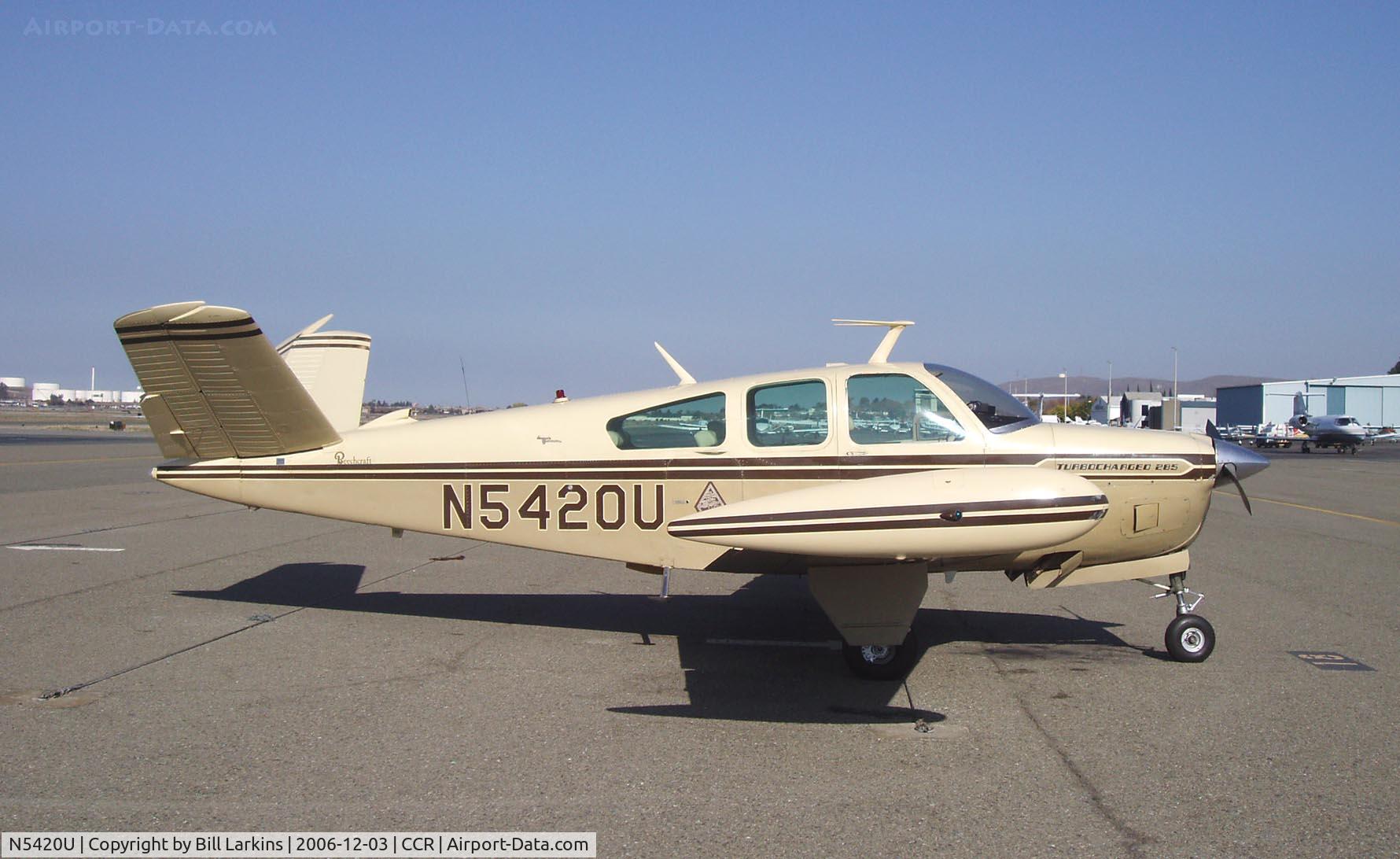N5420U, 1967 Beech V35 Bonanza C/N D-8505, Bonanza V35