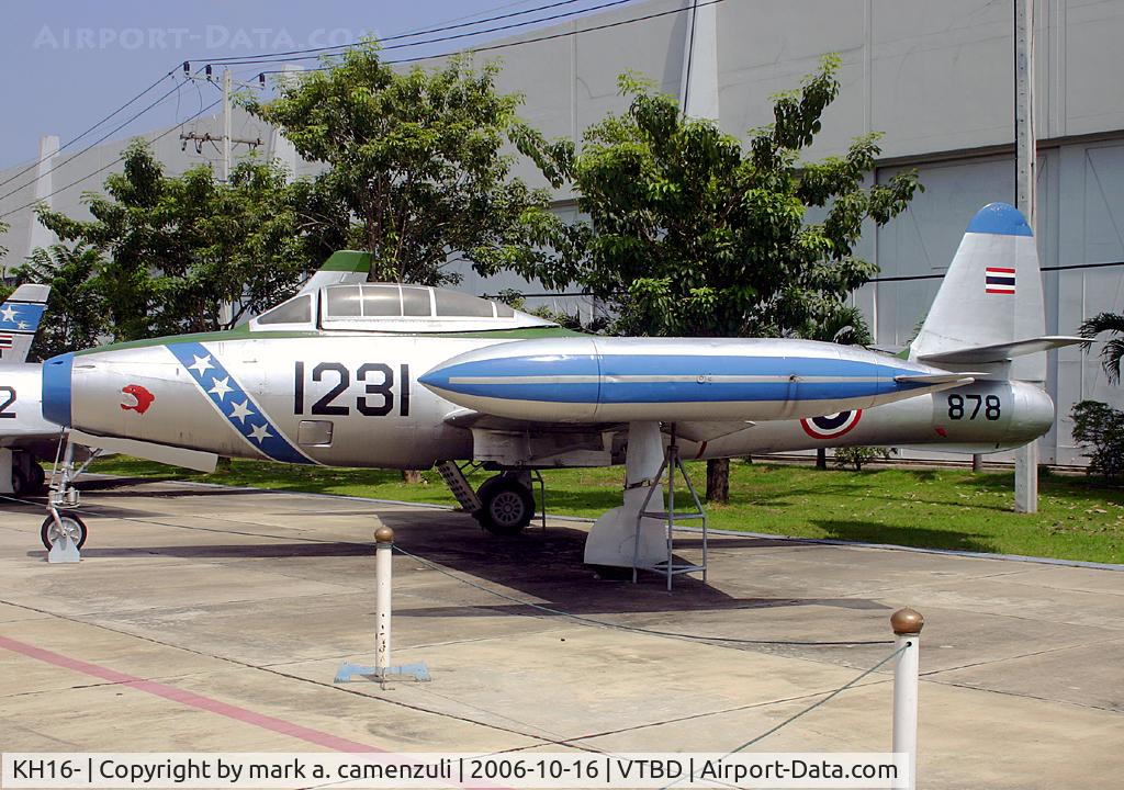 KH16-, Republic F-84G Thunderjet C/N 2442-1035B, military