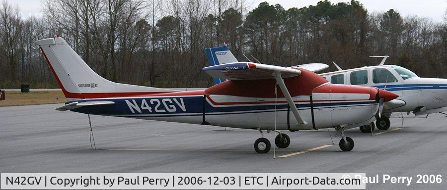 N42GV, 1978 Cessna R182 Skylane RG C/N R182-00219, Very overcast, but with a long range visitor