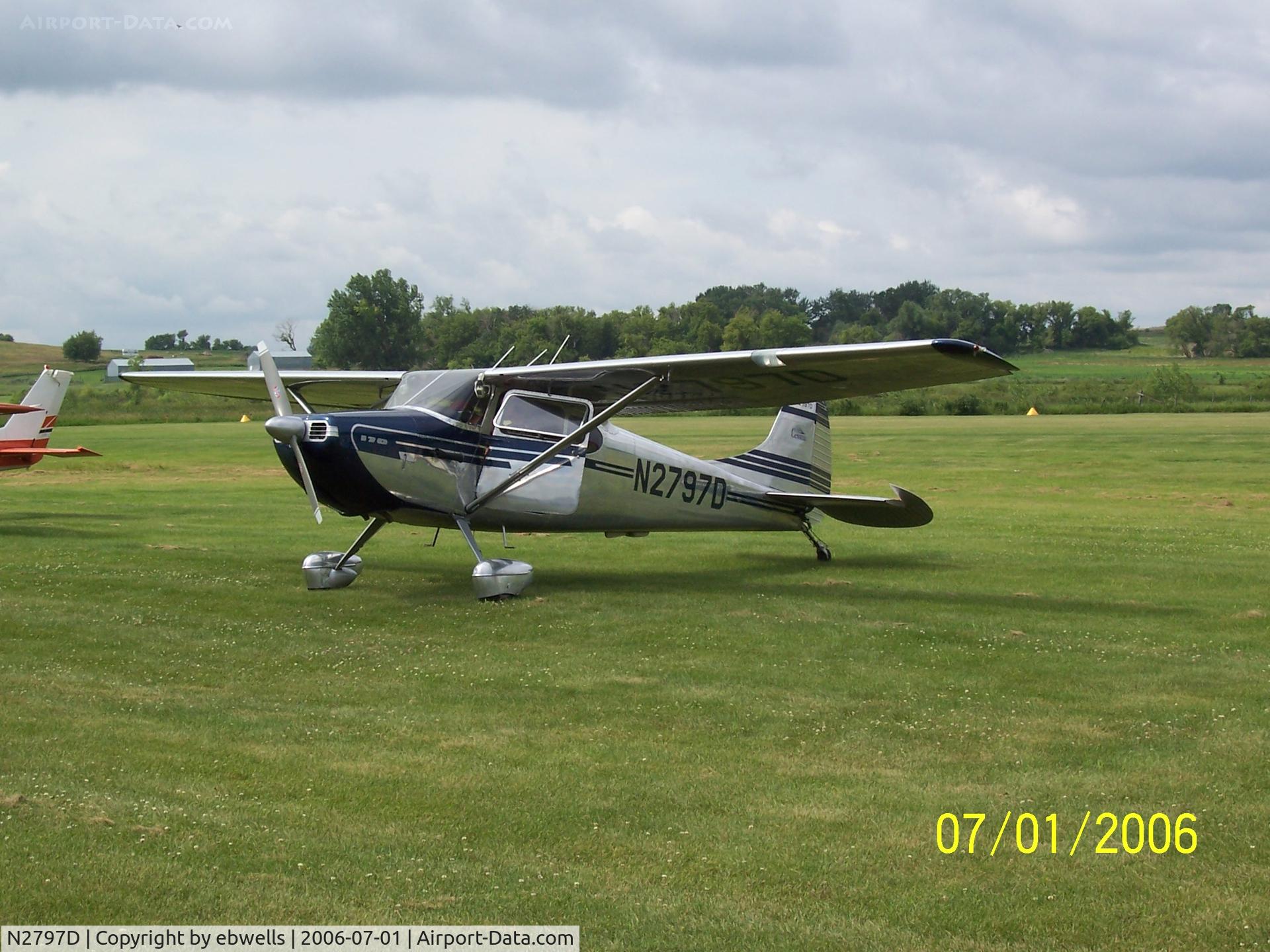 N2797D, 1952 Cessna 170B C/N 25339, Starbuck Fly In