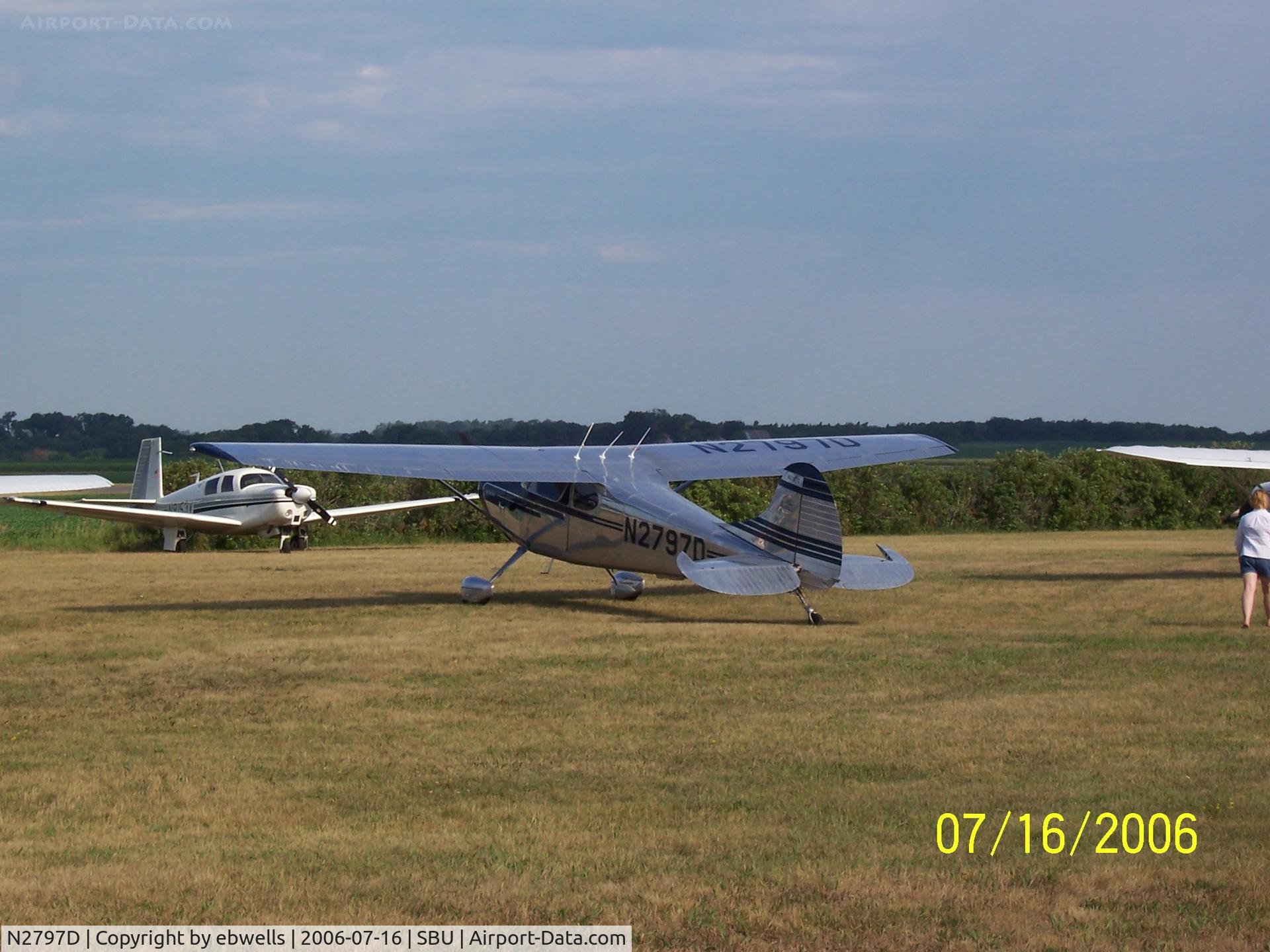 N2797D, 1952 Cessna 170B C/N 25339, Blue Earth Fly In