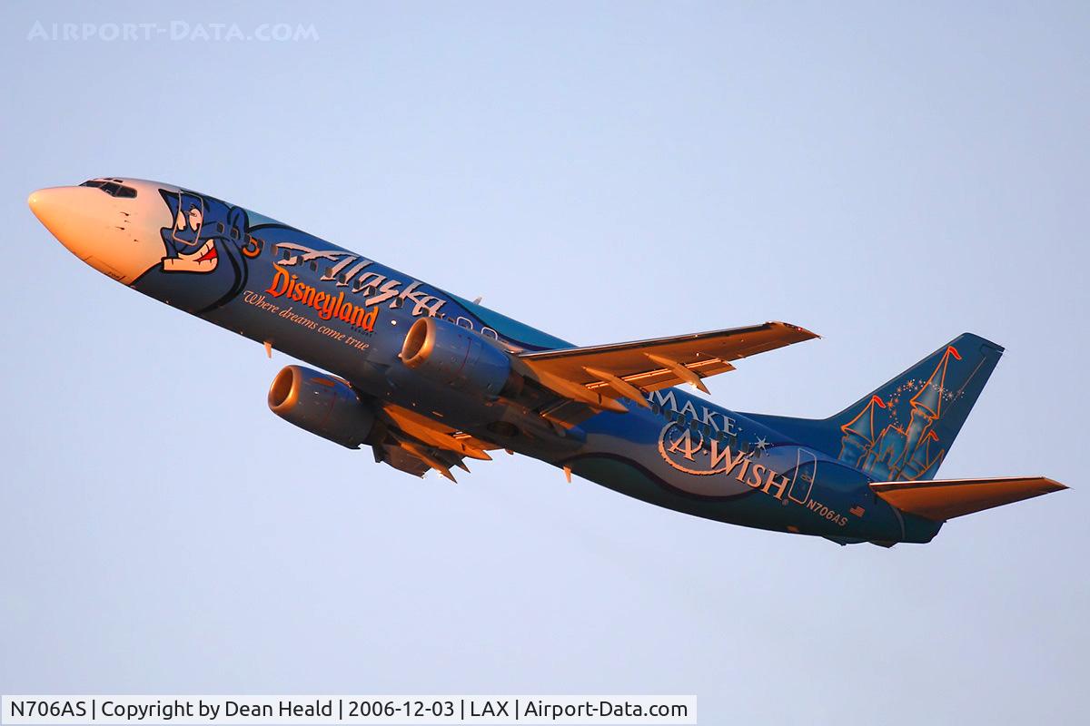 N706AS, 1998 Boeing 737-490 C/N 28894, Alaska Airlines N706AS 