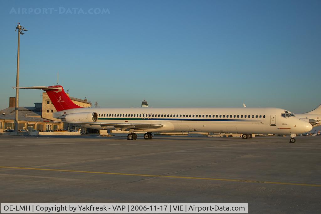 OE-LMH, 1990 McDonnell Douglas MD-83 (DC-9-83) C/N 49933, Map Jets MD80