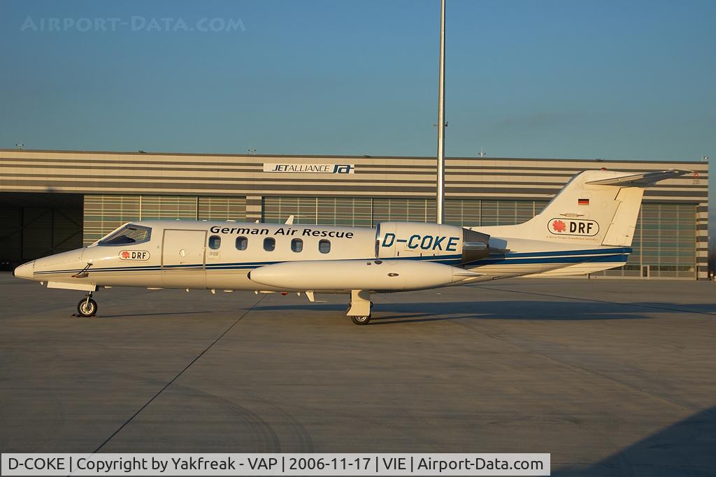 D-COKE, 1981 Gates Learjet 35A C/N 35A-447, German Air Rescue Learjet 35
