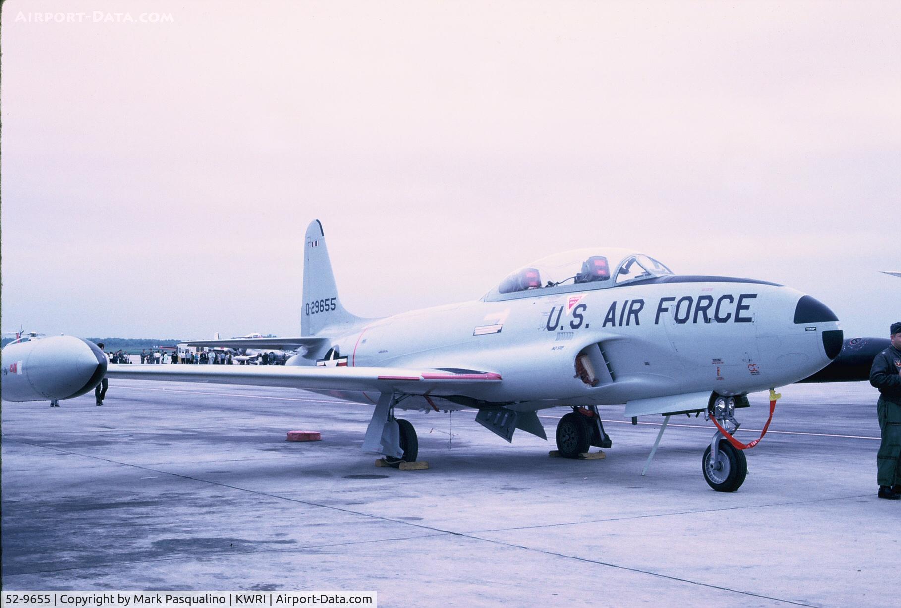 52-9655, 1952 Lockheed T-33A Shooting Star C/N 580-7840, T-33