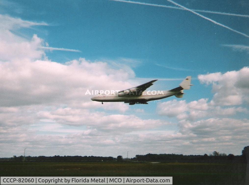 CCCP-82060, 1988 Antonov An-225 Mriya C/N 19530503763, World's largest plane lands at Orlando in 2003