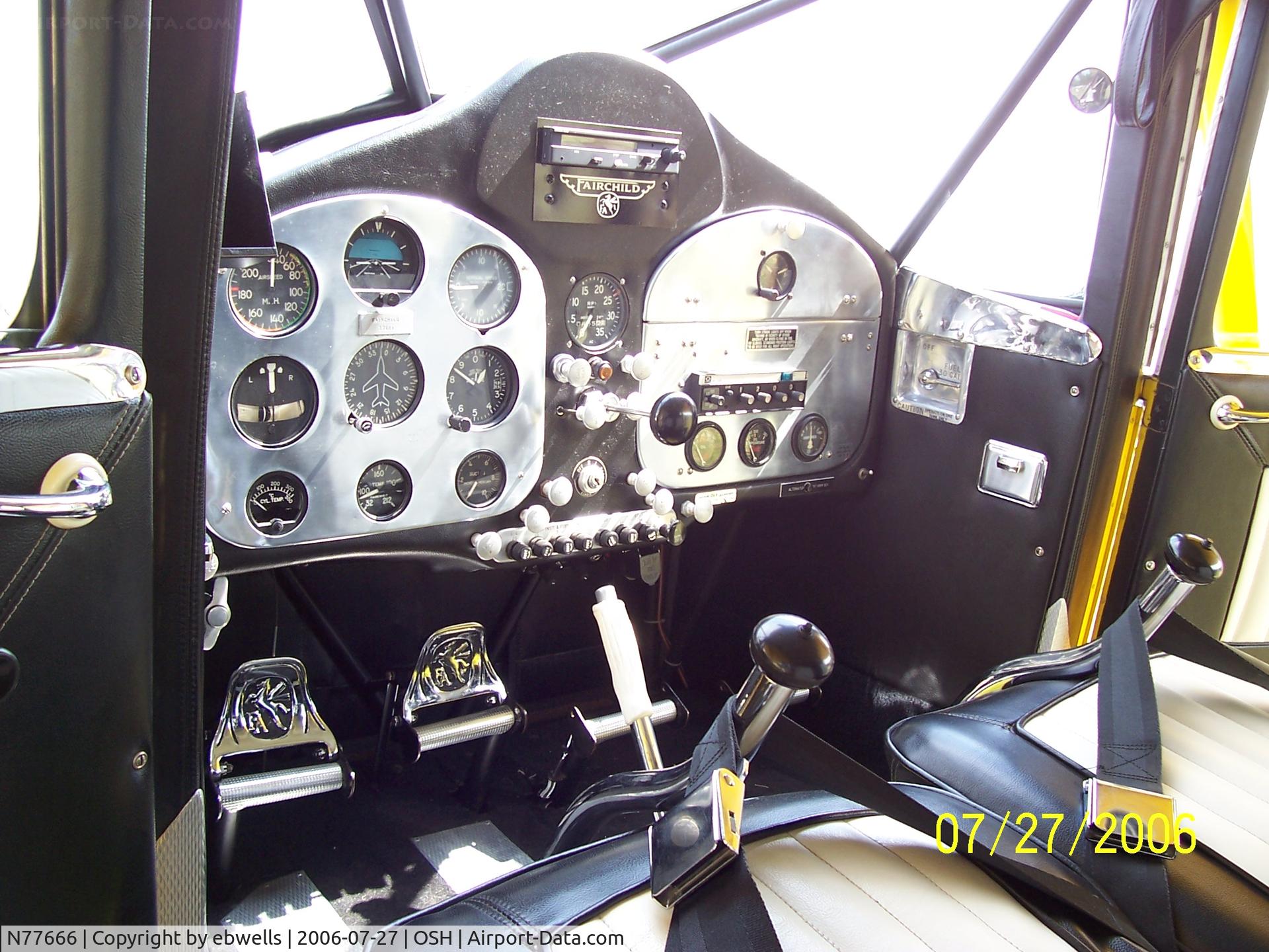 N77666, 1947 Fairchild 24R-46 C/N R46366, Insturment Panel