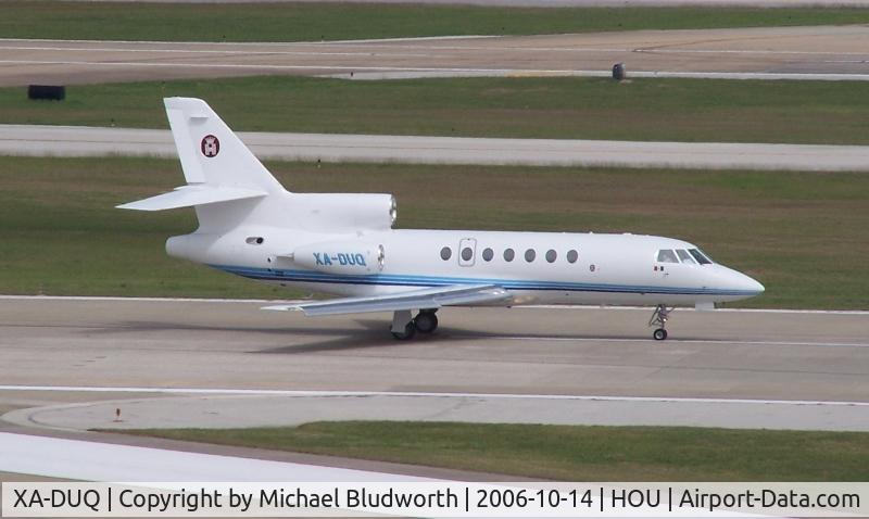 XA-DUQ, Dassault Falcon 50 C/N 146, Rolling on 12R for take off