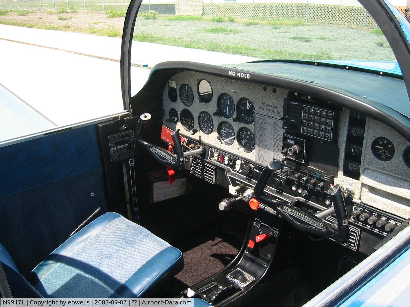 N9917L, 1973 Grumman American AA-1B Trainer C/N AA1B-0217, Insturment Panel