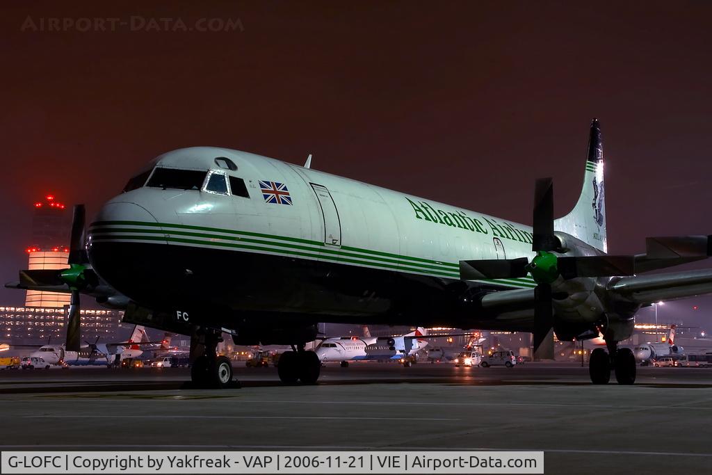 G-LOFC, 1959 Lockheed L-188C(F) Electra C/N 1100, Atlantic Airlines Lockheed Electra