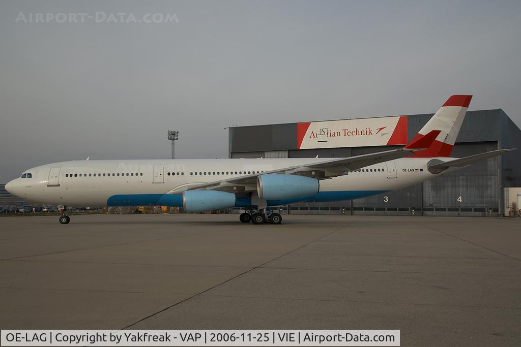 OE-LAG, 1995 Airbus A340-212 C/N 075, ex Austrian Airlines Airbus 340-200