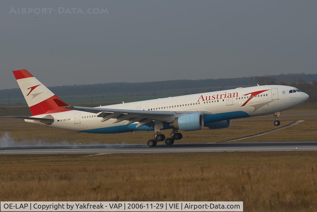 OE-LAP, 2000 Airbus A330-223 C/N 317, Austrian Airlines Airbus 330-200