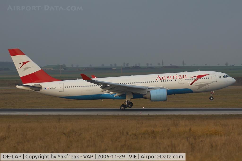 OE-LAP, 2000 Airbus A330-223 C/N 317, Austrian Airlines Airbus 330-200