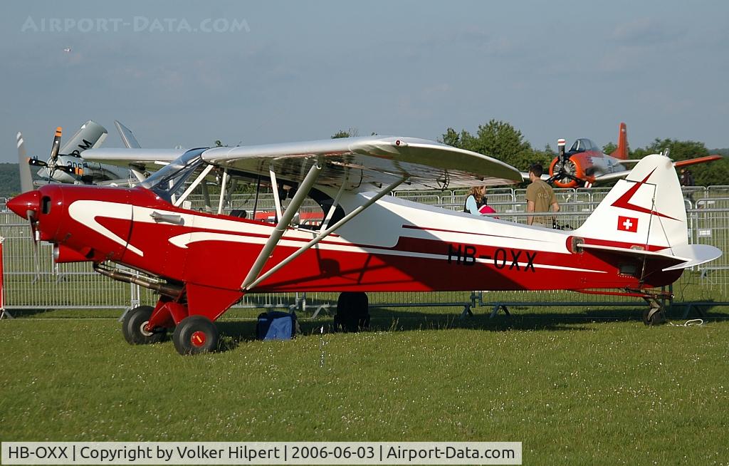 HB-OXX, 1958 Piper PA-18-150 Super Cub C/N 18-6300, Piper PA-18-150 cn: 18-6300