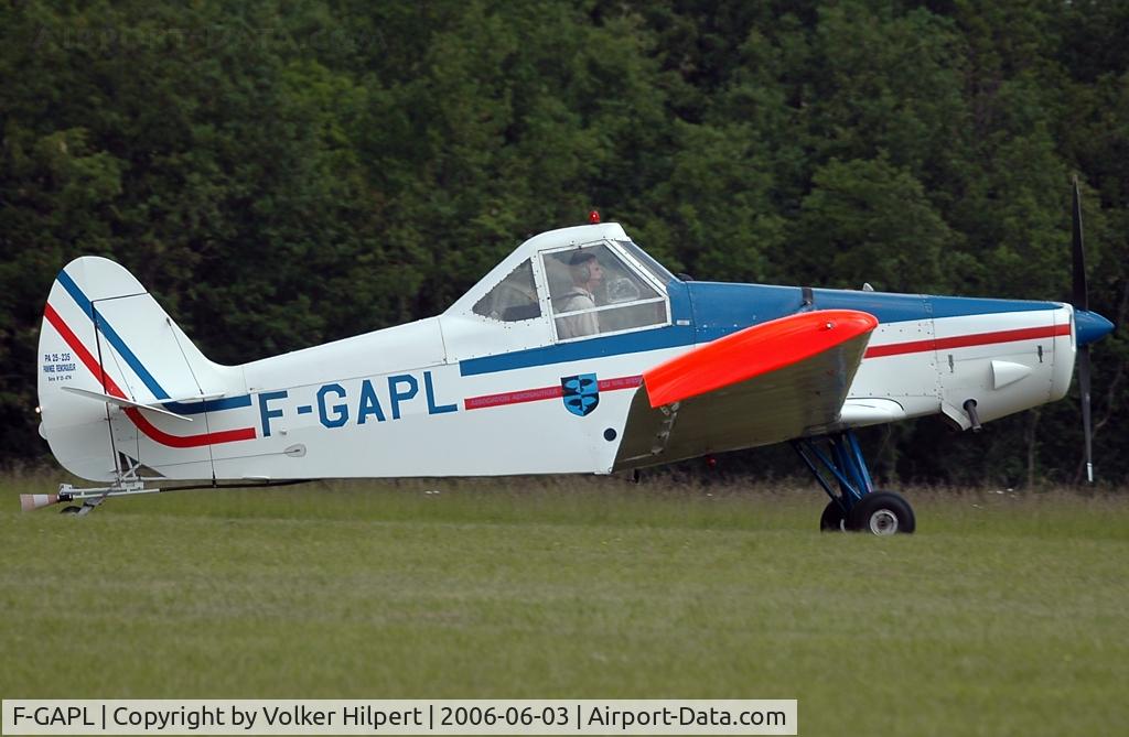 F-GAPL, 1968 Piper PA-25-235 Pawnee C/N 25-4714, Piper PA-25-235
