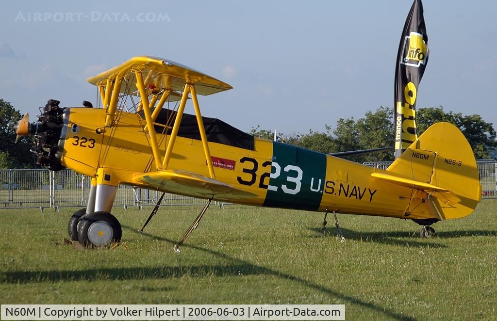 N60M, 1943 Boeing A75N1 (PT-17) C/N 75-4572, Boeing N2S-3 Stearman (PT-13) cn 75-4572 1943