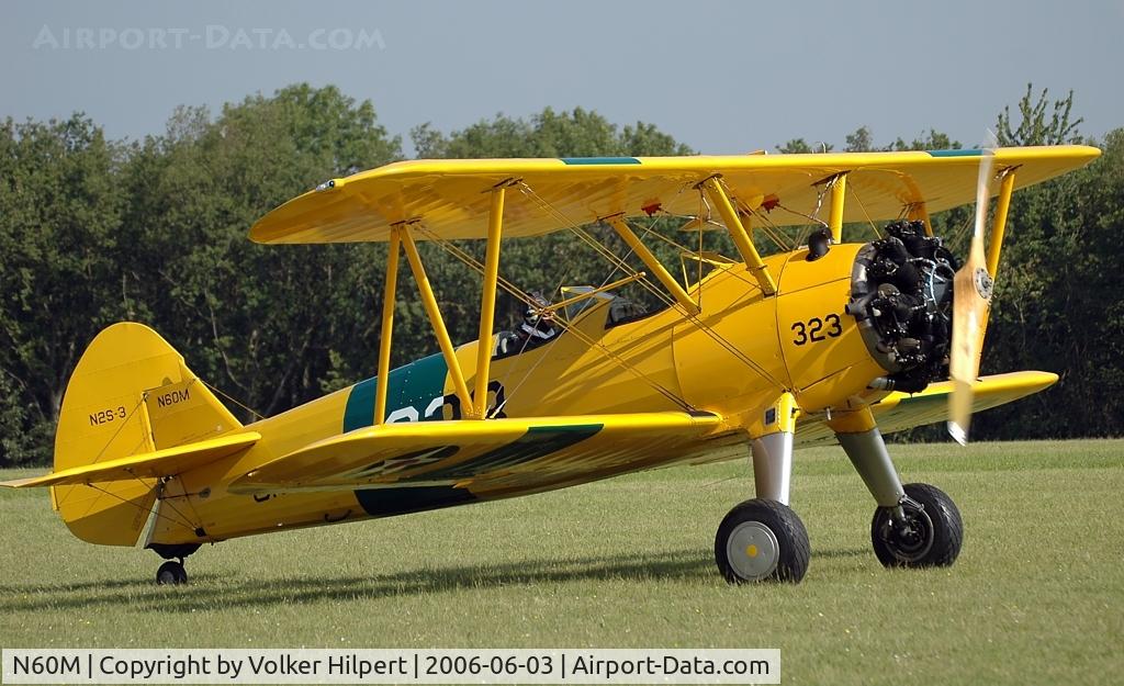 N60M, 1943 Boeing A75N1 (PT-17) C/N 75-4572, Boeing N2S-3 Stearman (PT-13) cn 75-4572 1943