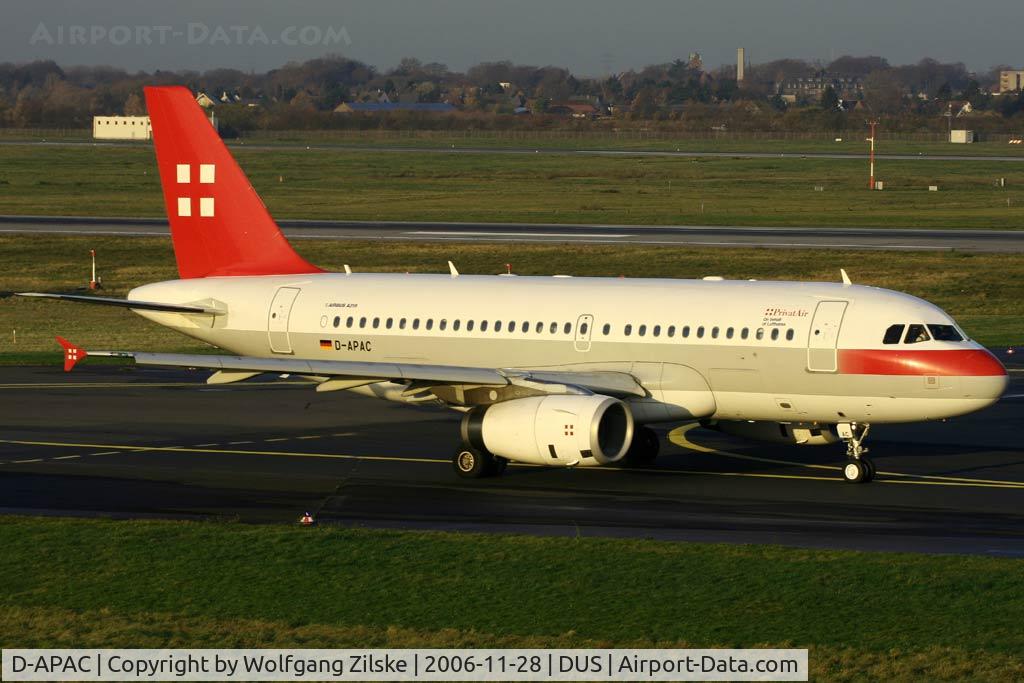 D-APAC, 2002 Airbus A319-132 C/N 1727, visitor