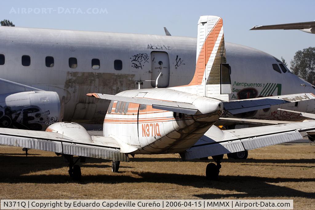 N371Q, 1961 Beech 65 C/N LC-71, Abandoned at Mexico City Airport