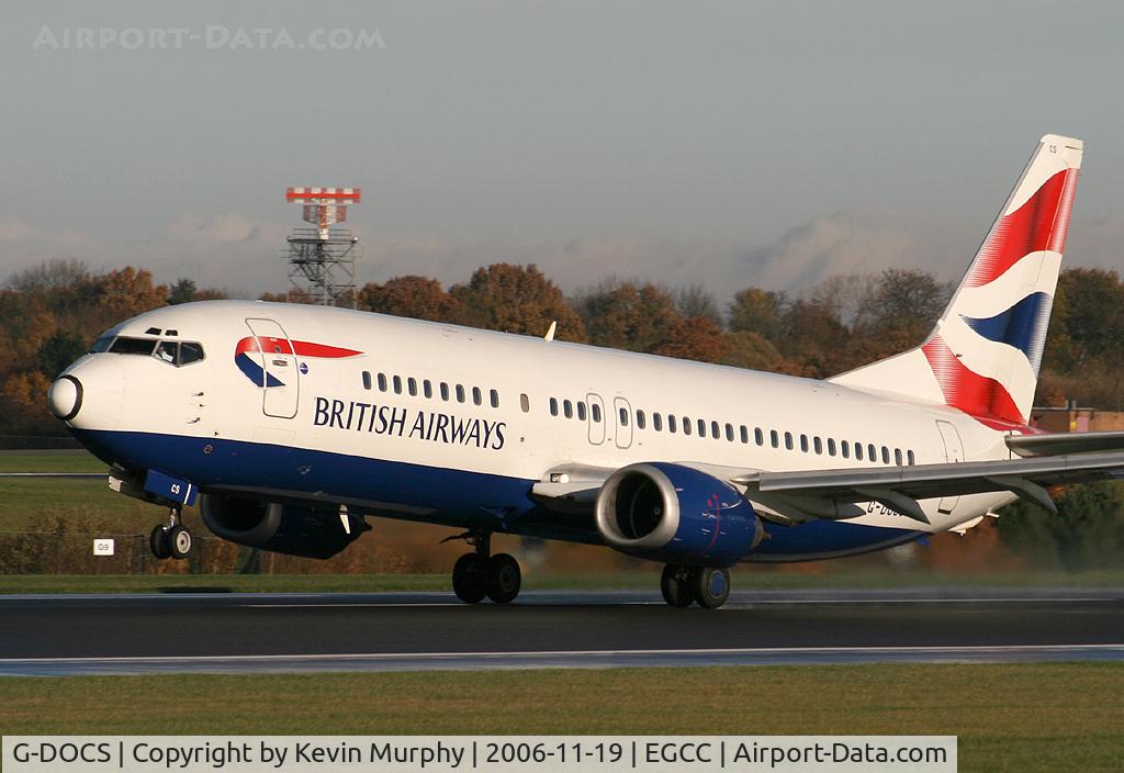 G-DOCS, 1992 Boeing 737-436 C/N 25852, BA old 737