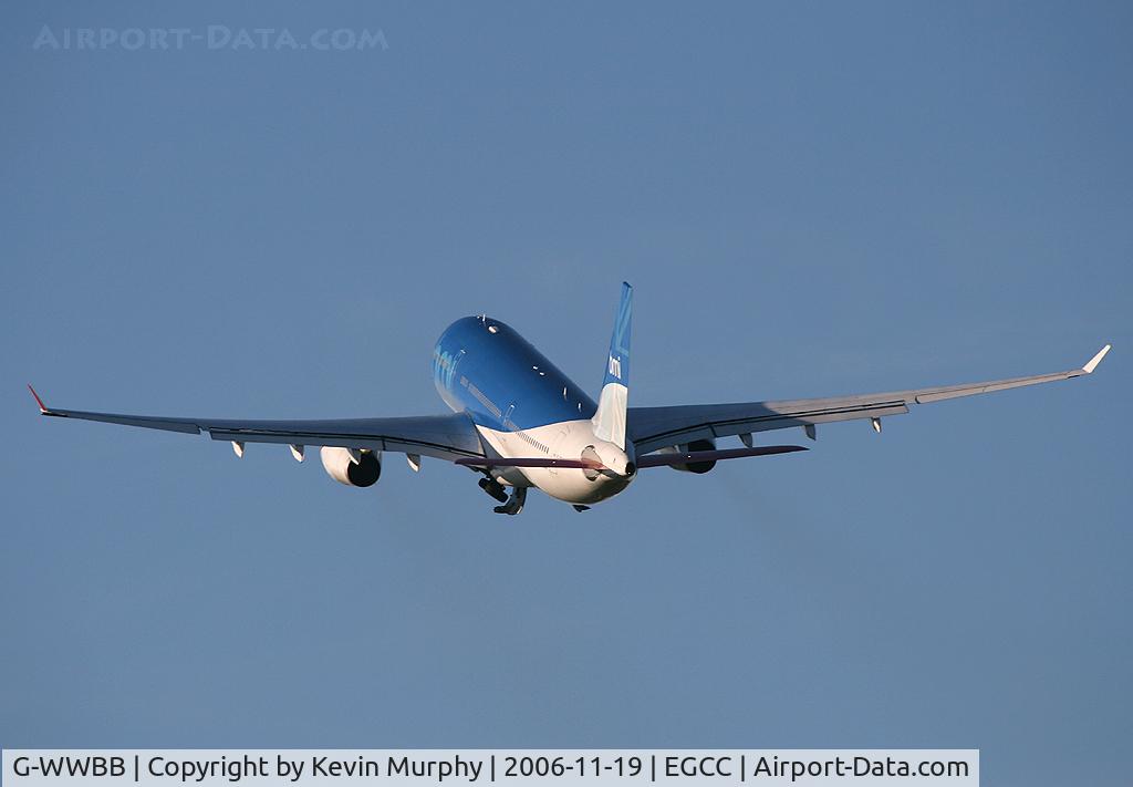G-WWBB, 2001 Airbus A330-243 C/N 404, BMI off into the blue
