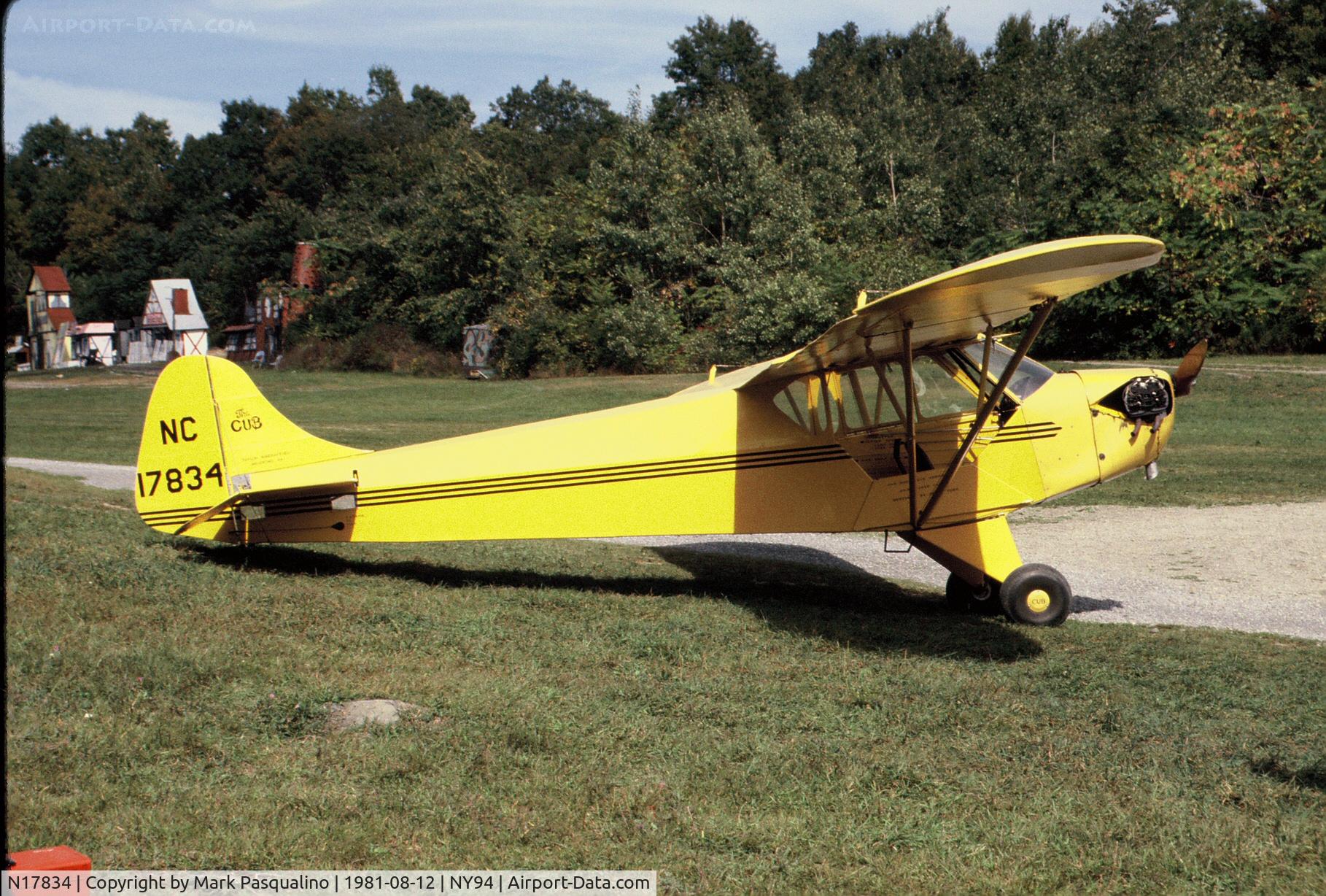 N17834, Piper J-2 C/N 1269, Piper J-2