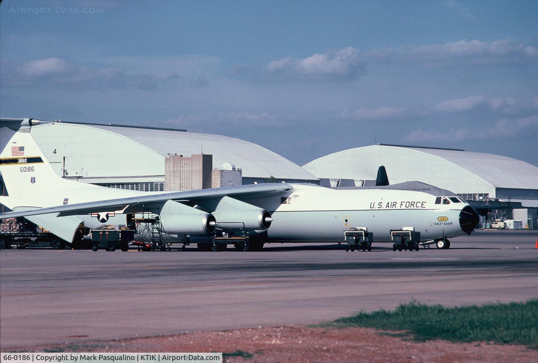 66-0186, 1966 Lockheed C-141A Starlifter C/N 300-6212, C-141