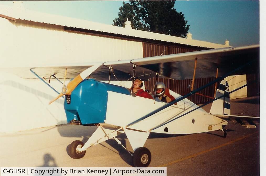 C-GHSR, 1985 Pietenpol 2000 C/N 85 001, Gerald Kennedy's