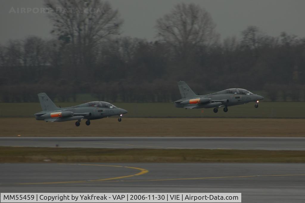 MM55459, Aermacchi MB-339A MLU C/N 6638/035/AA021, Italian Air Force MB339 together with 61-26