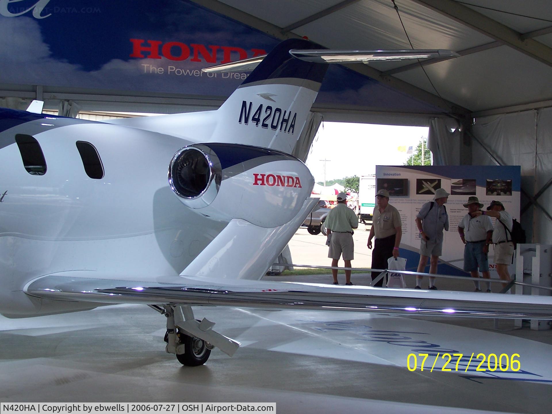 N420HA, 2003 Honda HA-420 HondaJet C/N P001, Honda Pavillion