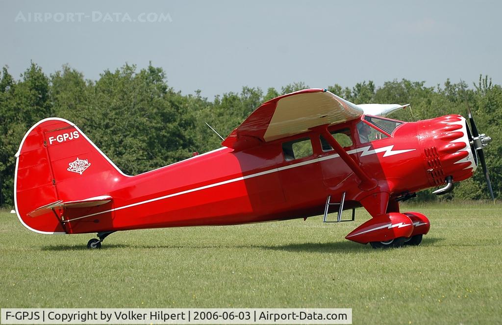 F-GPJS, 1937 Stinson SR-10C Reliant C/N 3-5846, Stinson Reliant