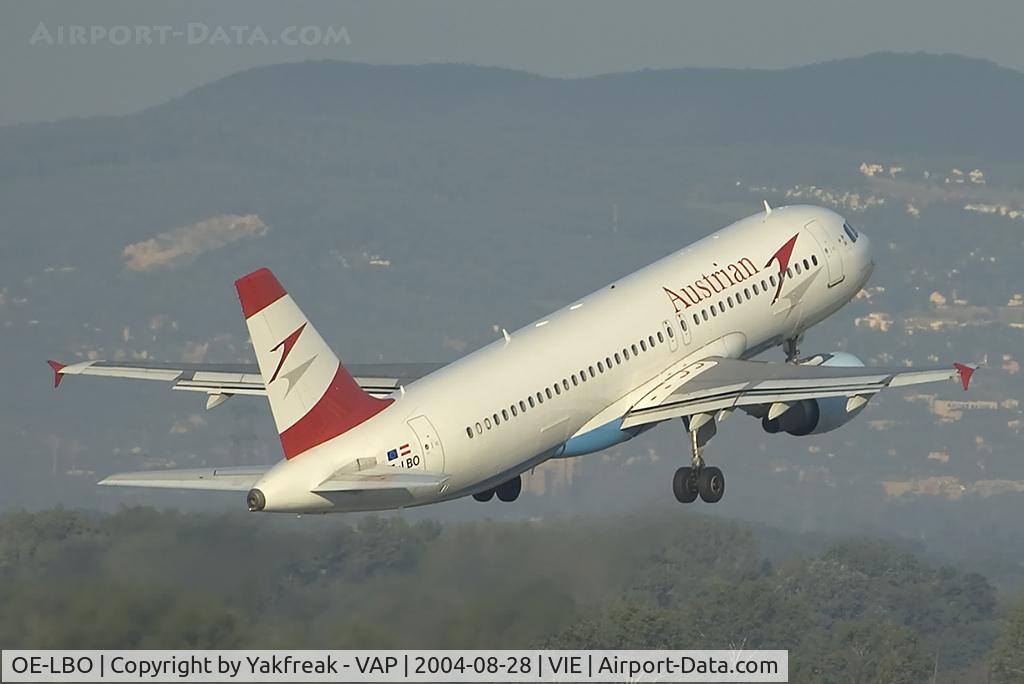 OE-LBO, 1998 Airbus A320-214 C/N 776, Austrian Airlines Airbus 320