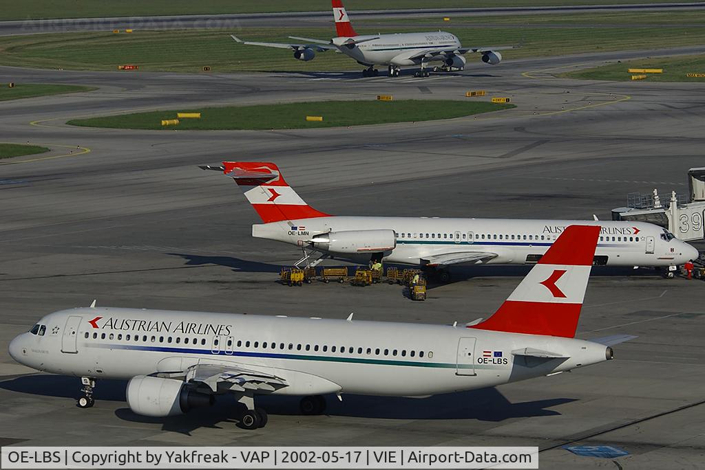 OE-LBS, 2000 Airbus A320-214 C/N 1189, Austrian Airlines Airbus 320