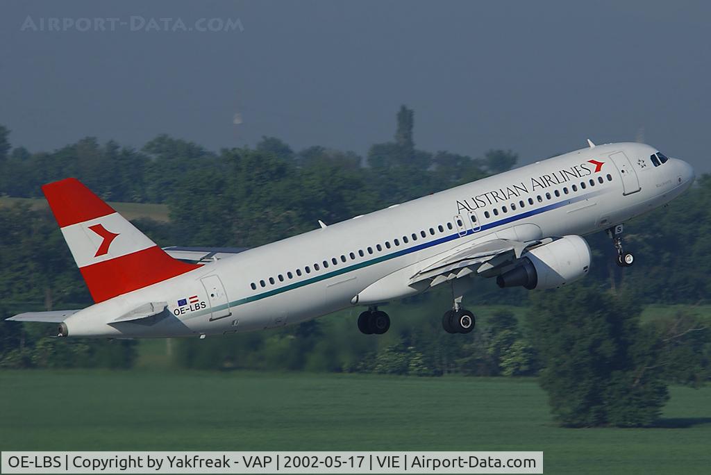 OE-LBS, 2000 Airbus A320-214 C/N 1189, Austrian Airlines Airbus 320