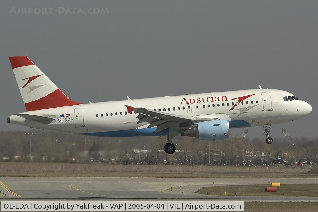 OE-LDA, 2004 Airbus A319-112 C/N 2131, Austrian Airlines Airbus 319