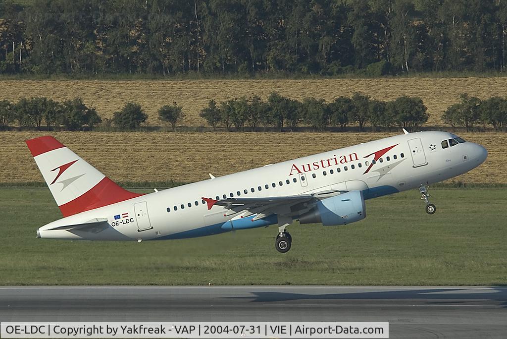OE-LDC, 2004 Airbus A319-112 C/N 2262, Austrian Airlines Airbus 319