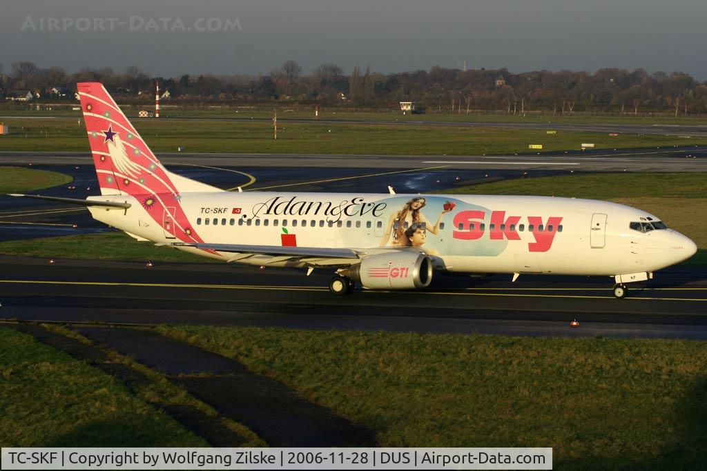 TC-SKF, 1993 Boeing 737-4Q8 C/N 26291/2513, visitor