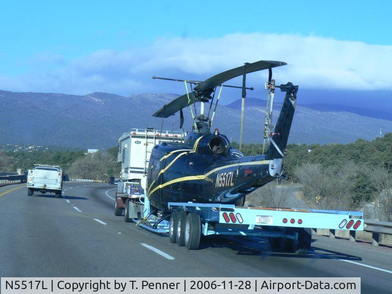 N5517L, Bell UH-1H C/N 68-16251, Westbound I-40 east of ABQ