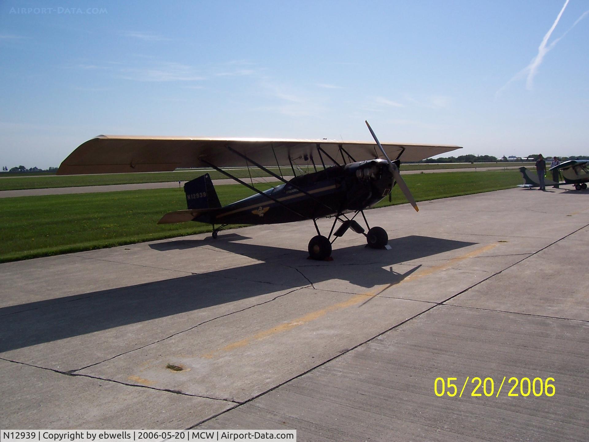 N12939, 1972 Pietenpol Air Camper C/N EMS-2, At MCW fly in breakfast.