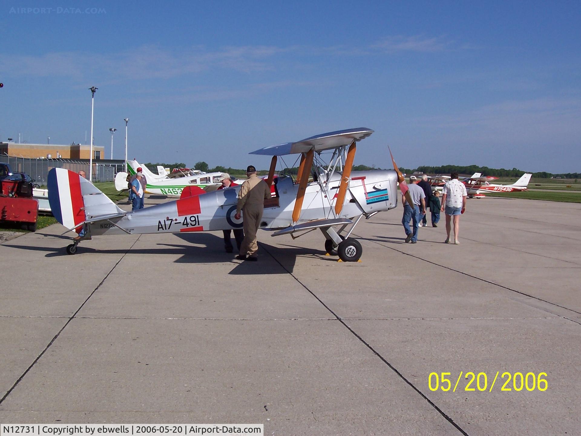 N12731, 1942 De Havilland Australia DH-82A Tiger Moth C/N DHA914, At MCW Fly in Breakfast
